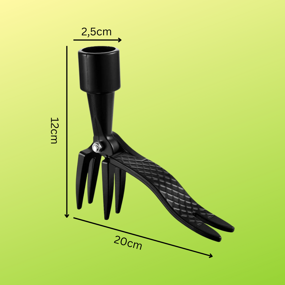 Fußbedienbarer Gartenunkrautgreifer