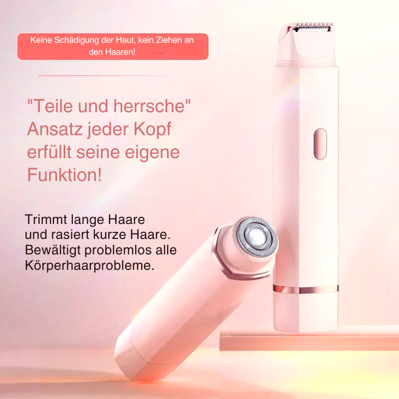 "AquaTRim Pro-2-in-1 Damenrasierer - Weil du es dir wert bist.