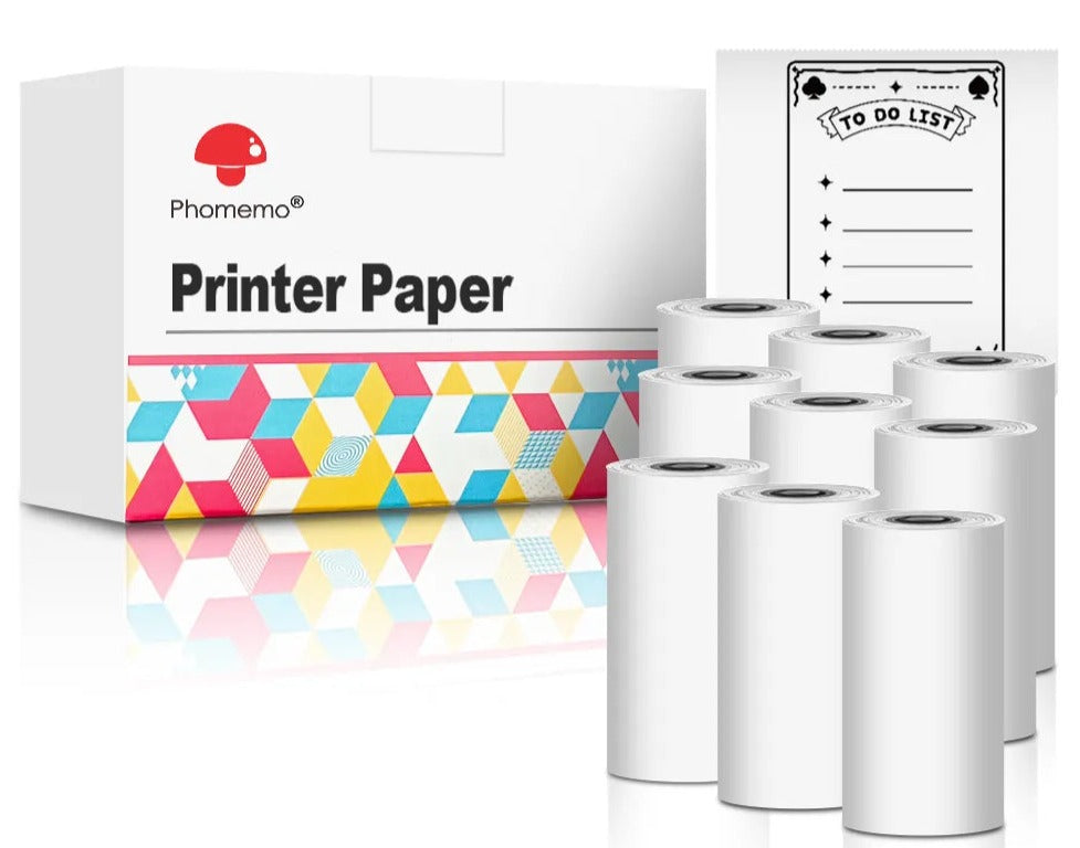 Tragbarer Drucker Thermopapier mit Kleberückseite