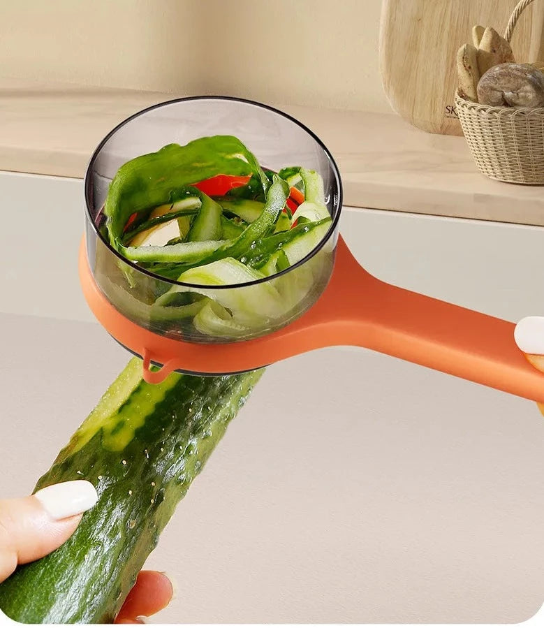 Elegante Schälkunst mit Sauberkeitsmister